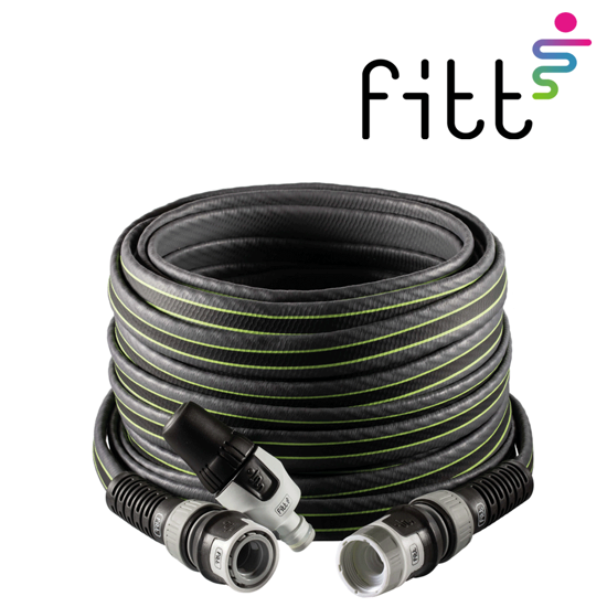 Picture of FITT FORCE GARDEN HOSE 15 MM x 25 MTR - NOZZLE