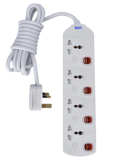 Picture of MAY 4 GANG EXTENSION CORD - 3 MTR