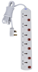 Show details for MAY 6 GANG EXTENSION CORD - 5 MTR Picture of MAY 6 GANG EXTENSION CORD - 5 MTR