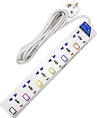 Show details for NARKEN 6 GANG EXTENSION CORD - 5 MTR Picture of NARKEN 6 GANG EXTENSION CORD - 5 MTR