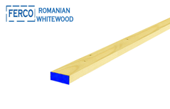 Show details for FERCO WHITEWOOD 1" x 2" x 13FT. Picture of FERCO WHITEWOOD 1" x 2" x 13FT.