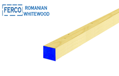 Show details for FERCO WHITEWOOD 2" x 2" x 13FT. Picture of FERCO WHITEWOOD 2" x 2" x 13FT.