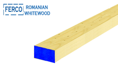 Show details for FERCO WHITEWOOD 2" x 3" x 13FT. Picture of FERCO WHITEWOOD 2" x 3" x 13FT.