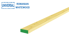 Show details for UNIVERSAL WHITEWOOD 1" x 2" x 13FT. Picture of UNIVERSAL WHITEWOOD 1" x 2" x 13FT.