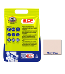 Show details for SCF TILE GROUT 710 ( MISTY ROSE ) - 5 KG Picture of SCF TILE GROUT 710 ( MISTY ROSE ) - 5 KG