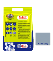 Show details for SCF TILE GROUT 710 ( CADET GREY ) - 5 KG Picture of SCF TILE GROUT 710 ( CADET GREY ) - 5 KG