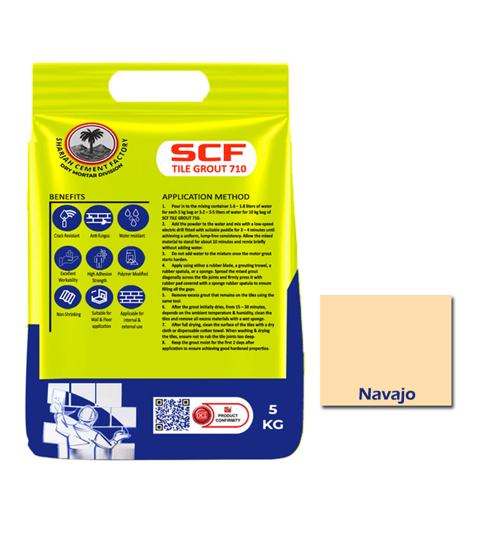 Picture of SCF TILE GROUT 710 ( NAVAJO ) - 5 KG